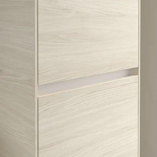 Bild von VILLEROY BOCH Collaro Hochschrank, 2 Türen, 454 x 1538 x 347 mm, White Oak / White Oak #C03401AA