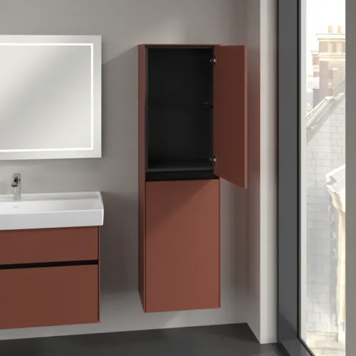 VILLEROY BOCH Collaro Hochschrank, 2 Türen, 454 x 1538 x 347 mm, Wine Red / Wine Red #C03401AH, Bild 5