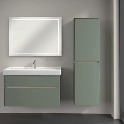 Bild von VILLEROY BOCH Collaro Hochschrank, 2 Türen, 454 x 1538 x 347 mm, Soft Green / Soft Green #C03401AF