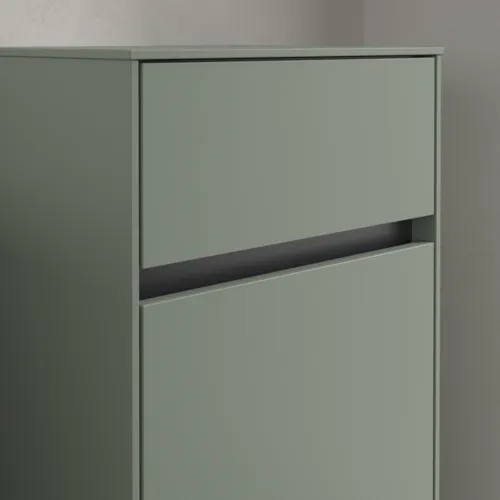 VILLEROY BOCH Collaro Seitenschrank, 1 Tür, 1 Schublade, 404 x 748 x 349 mm, Soft Green / Soft Green #C03201AF, Bild 6