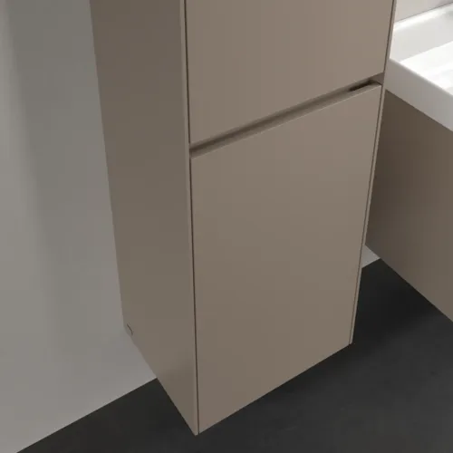 VILLEROY BOCH Collaro Hochschrank, 2 Türen, 454 x 1538 x 347 mm, Taupe / Taupe #C03400VM, Bild 7