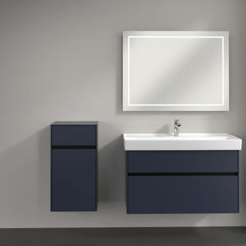 VILLEROY BOCH Collaro Seitenschrank, 1 Tür, 1 Schublade, 404 x 748 x 349 mm, Marine Blue / Marine Blue #C03200VQ, Bild 4