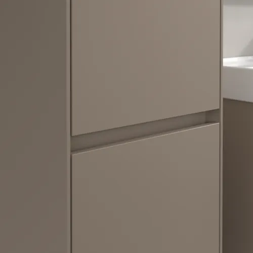 VILLEROY BOCH Collaro Hochschrank, 2 Türen, 404 x 1538 x 349 mm, Taupe / Taupe #C03300VM, Bild 6