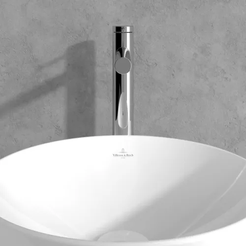 Bild von VILLEROY BOCH Loop & Friends Einhebel-Waschtischarmatur erhöht ohne Ablaufgarnitur, Chrom #TVW10610615361