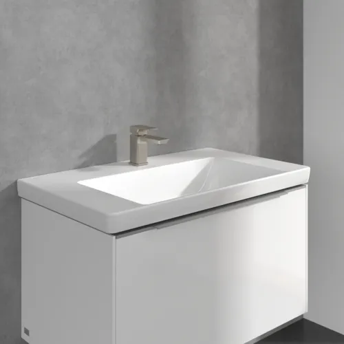 Bild von VILLEROY BOCH Subway 3.0 Einhebel-Waschtischarmatur ohne Ablaufgarnitur, Brushed Nickel Matt #TVW11200100164