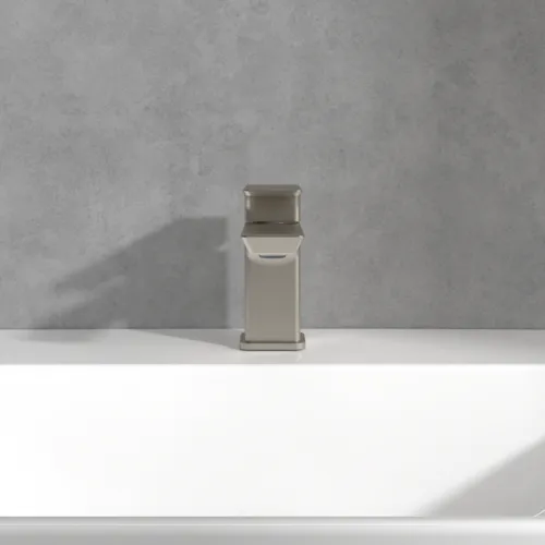 Bild von VILLEROY BOCH Subway 3.0 Einhebel-Waschtischarmatur ohne Ablaufgarnitur, Brushed Nickel Matt #TVW11200100164