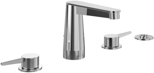 Bild von VILLEROY BOCH Conum Vierloch-Badewannenrandarmatur, Matt Black #TVT127002000K5