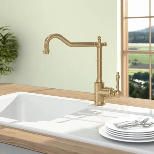 Bild von VILLEROY BOCH Avia 2.0 Küchenarmatur, aus Edelstahl, Gold matt #92400003