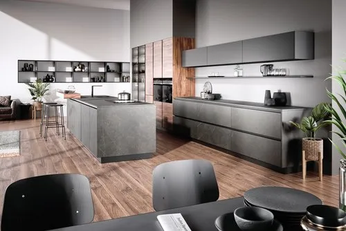 Bild von VILLEROY BOCH Finera Küchenarmatur, aus Edelstahl, Anthracite #92700005