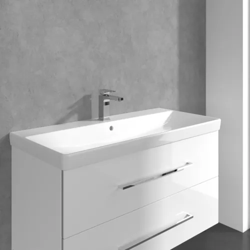 Bild von VILLEROY BOCH Architectura Square Einhebel-Waschtischarmatur ohne Ablaufgarnitur, Chrom #TVW12500400061