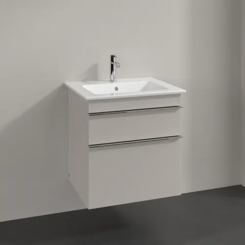 Bild von VILLEROY BOCH Venticello Waschbeckenunterschrank, 2 Auszüge, 553 x 590 x 502 mm, Cashmere Grey / Cashmere Grey #A92301VN