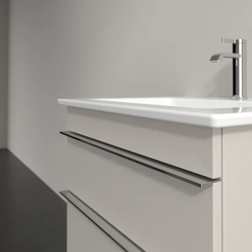 Bild von VILLEROY BOCH Venticello Waschbeckenunterschrank, 2 Auszüge, 553 x 590 x 502 mm, Cashmere Grey / Cashmere Grey #A92301VN