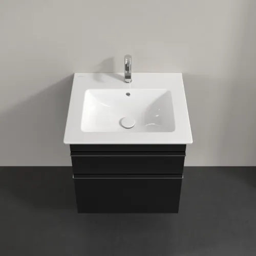 Bild von VILLEROY BOCH Venticello Waschbeckenunterschrank, 2 Auszüge, 553 x 590 x 502 mm, Volcano Black / Volcano Black #A92301VL