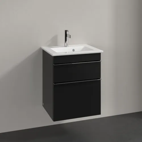 VILLEROY BOCH Venticello Waschbeckenunterschrank, 2 Auszüge, 466 x 590 x 425 mm, Volcano Black / Volcano Black #A92201VL, Bild 2