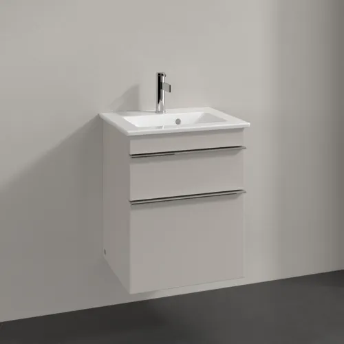 Bild von VILLEROY BOCH Venticello Waschbeckenunterschrank, 2 Auszüge, 466 x 590 x 425 mm, Cashmere Grey / Cashmere Grey #A92201VN