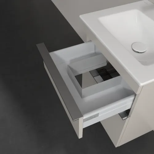 Bild von VILLEROY BOCH Venticello Waschbeckenunterschrank, 2 Auszüge, 466 x 590 x 425 mm, Cashmere Grey / Cashmere Grey #A92201VN