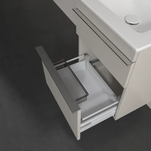 Bild von VILLEROY BOCH Venticello Waschbeckenunterschrank, 2 Auszüge, 466 x 590 x 425 mm, Cashmere Grey / Cashmere Grey #A92201VN