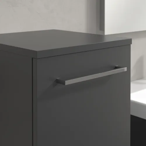 Bild von VILLEROY BOCH Avento Seitenschrank, 1 Tür, 347 x 888 x 405 mm, Graphite #A89500VR