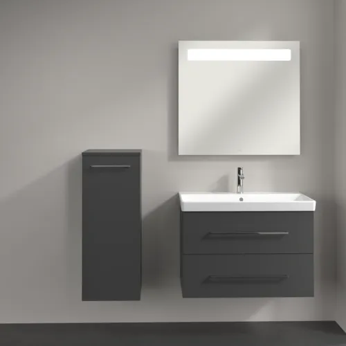 Bild von VILLEROY BOCH Avento Seitenschrank, 1 Tür, 347 x 888 x 405 mm, Graphite #A89500VR