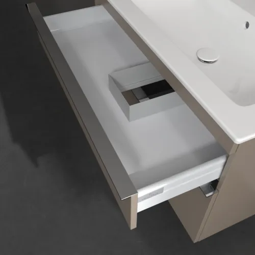 Bild von VILLEROY BOCH Venticello Waschbeckenunterschrank, 2 Auszüge, 953 x 590 x 502 mm, Taupe / Taupe #A92801VM