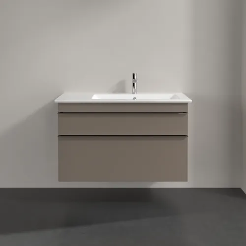 Bild von VILLEROY BOCH Venticello Waschbeckenunterschrank, 2 Auszüge, 953 x 590 x 502 mm, Taupe / Taupe #A92801VM