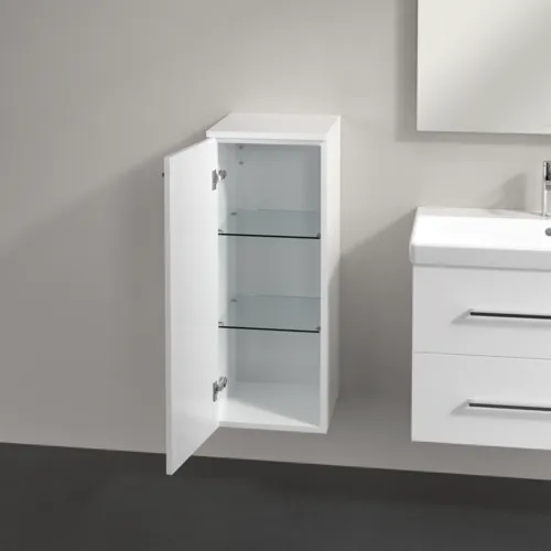 Bild von VILLEROY BOCH Avento Seitenschrank, 1 Tür, 347 x 888 x 405 mm, Brilliant White #A89500VE