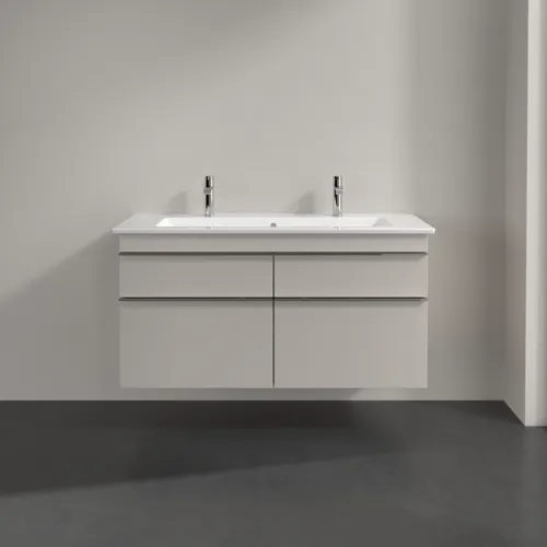 Picture of VILLEROY BOCH Venticello Vanity unit, 4 pull-out compartments, 1153 x 590 x 502 mm, Cashmere Grey / Cashmere Grey #A92901VN