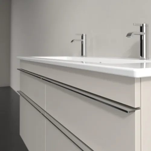 Picture of VILLEROY BOCH Venticello Vanity unit, 4 pull-out compartments, 1153 x 590 x 502 mm, Cashmere Grey / Cashmere Grey #A92901VN