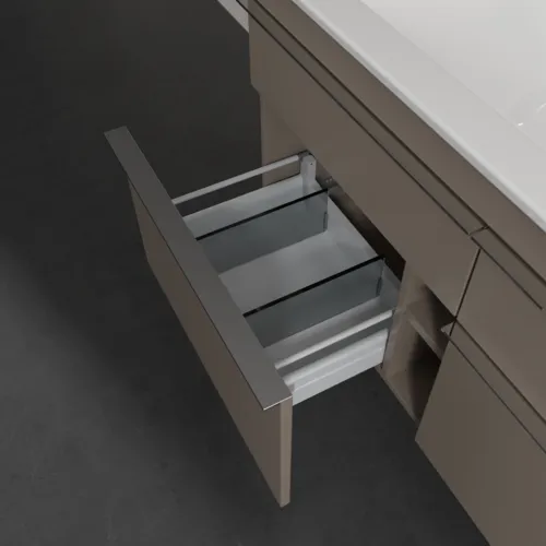 Bild von VILLEROY BOCH Venticello Waschbeckenunterschrank, 4 Auszüge, 1153 x 590 x 502 mm, Taupe / Taupe #A92901VM