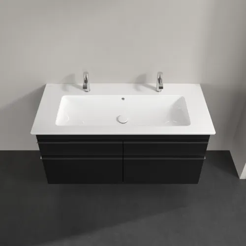 Bild von VILLEROY BOCH Venticello Waschbeckenunterschrank, 4 Auszüge, 1153 x 590 x 502 mm, Volcano Black / Volcano Black #A92901VL