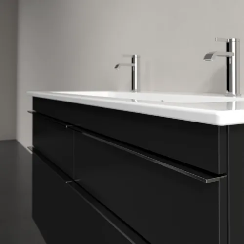 Bild von VILLEROY BOCH Venticello Waschbeckenunterschrank, 4 Auszüge, 1153 x 590 x 502 mm, Volcano Black / Volcano Black #A92901VL