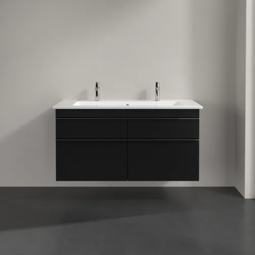 Bild von VILLEROY BOCH Venticello Waschbeckenunterschrank, 4 Auszüge, 1153 x 590 x 502 mm, Volcano Black / Volcano Black #A92901VL