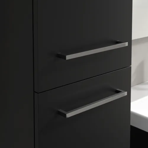 Bild von VILLEROY BOCH Avento Hochschrank, 2 Türen, 346 x 1760 x 404 mm, Volcano Black #A89400VL