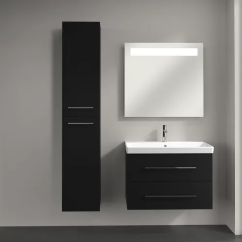 Bild von VILLEROY BOCH Avento Hochschrank, 2 Türen, 346 x 1760 x 404 mm, Volcano Black #A89400VL