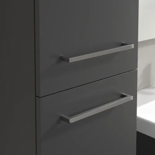 Bild von VILLEROY BOCH Avento Hochschrank, 2 Türen, 346 x 1760 x 404 mm, Graphite #A89400VR