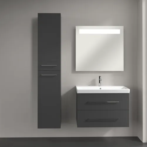 Bild von VILLEROY BOCH Avento Hochschrank, 2 Türen, 346 x 1760 x 404 mm, Graphite #A89400VR