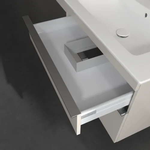 Bild von VILLEROY BOCH Venticello Waschbeckenunterschrank, 2 Auszüge, 753 x 590 x 502 mm, Cashmere Grey / Cashmere Grey #A92501VN