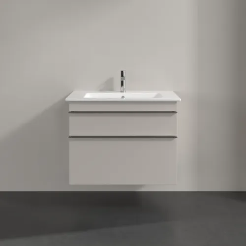 Bild von VILLEROY BOCH Venticello Waschbeckenunterschrank, 2 Auszüge, 753 x 590 x 502 mm, Cashmere Grey / Cashmere Grey #A92501VN
