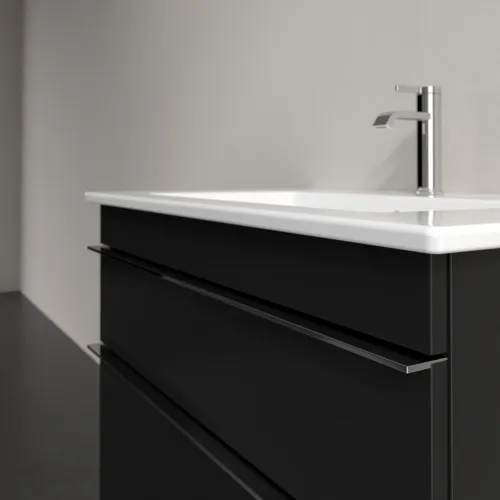 Bild von VILLEROY BOCH Venticello Waschbeckenunterschrank, 2 Auszüge, 753 x 590 x 502 mm, Volcano Black / Volcano Black #A92501VL
