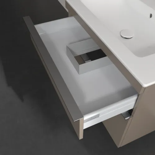 Bild von VILLEROY BOCH Venticello Waschbeckenunterschrank, 2 Auszüge, 753 x 590 x 502 mm, Taupe / Taupe #A92501VM