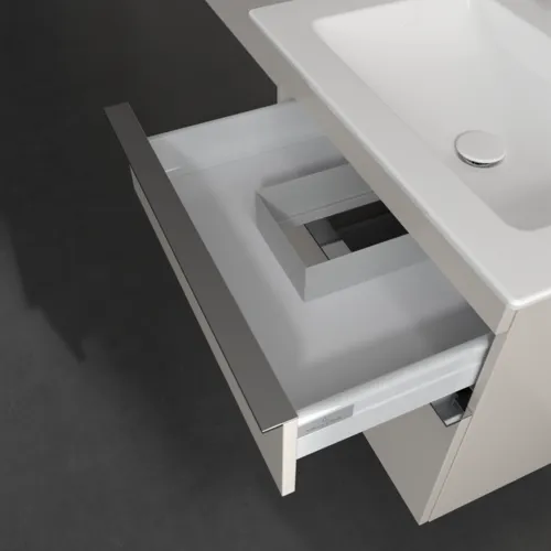 Bild von VILLEROY BOCH Venticello Waschbeckenunterschrank, 2 Auszüge, 603 x 590 x 502 mm, Cashmere Grey / Cashmere Grey #A92401VN