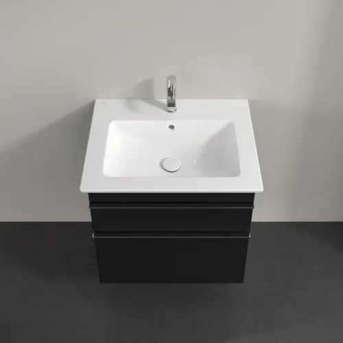 Bild von VILLEROY BOCH Venticello Waschbeckenunterschrank, 2 Auszüge, 603 x 590 x 502 mm, Volcano Black / Volcano Black #A92401VL