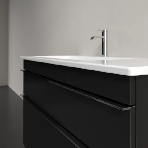 Bild von VILLEROY BOCH Venticello Waschbeckenunterschrank, 2 Auszüge, 953 x 590 x 502 mm, Volcano Black / Volcano Black #A92701VL