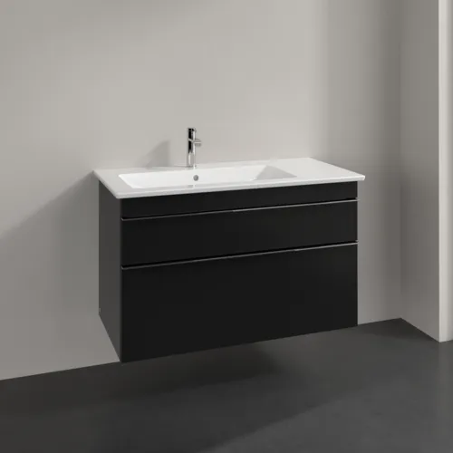 Bild von VILLEROY BOCH Venticello Waschbeckenunterschrank, 2 Auszüge, 953 x 590 x 502 mm, Volcano Black / Volcano Black #A92701VL