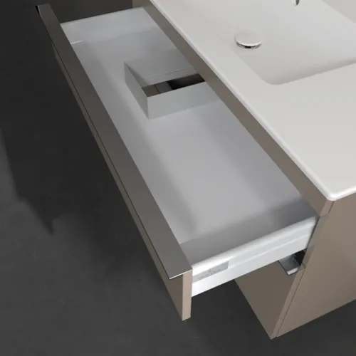 Bild von VILLEROY BOCH Venticello Waschbeckenunterschrank, 2 Auszüge, 953 x 590 x 502 mm, Taupe / Taupe #A92701VM