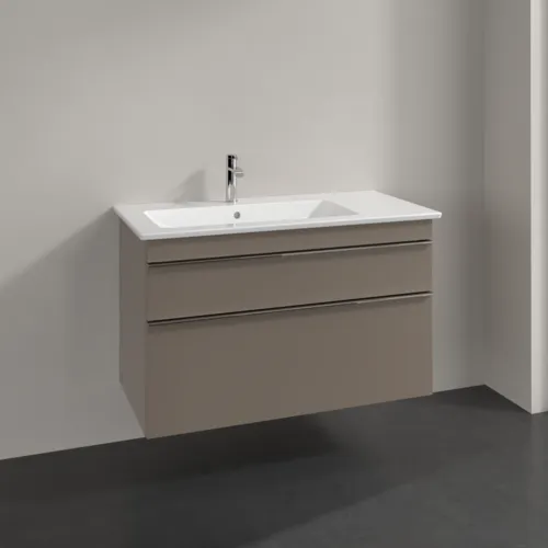 Bild von VILLEROY BOCH Venticello Waschbeckenunterschrank, 2 Auszüge, 953 x 590 x 502 mm, Taupe / Taupe #A92701VM