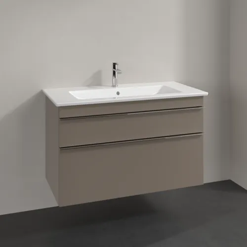 Bild von VILLEROY BOCH Venticello Waschbeckenunterschrank, 2 Auszüge, 953 x 590 x 502 mm, Taupe / Taupe #A92601VM