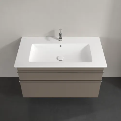 Bild von VILLEROY BOCH Venticello Waschbeckenunterschrank, 2 Auszüge, 953 x 590 x 502 mm, Taupe / Taupe #A92601VM