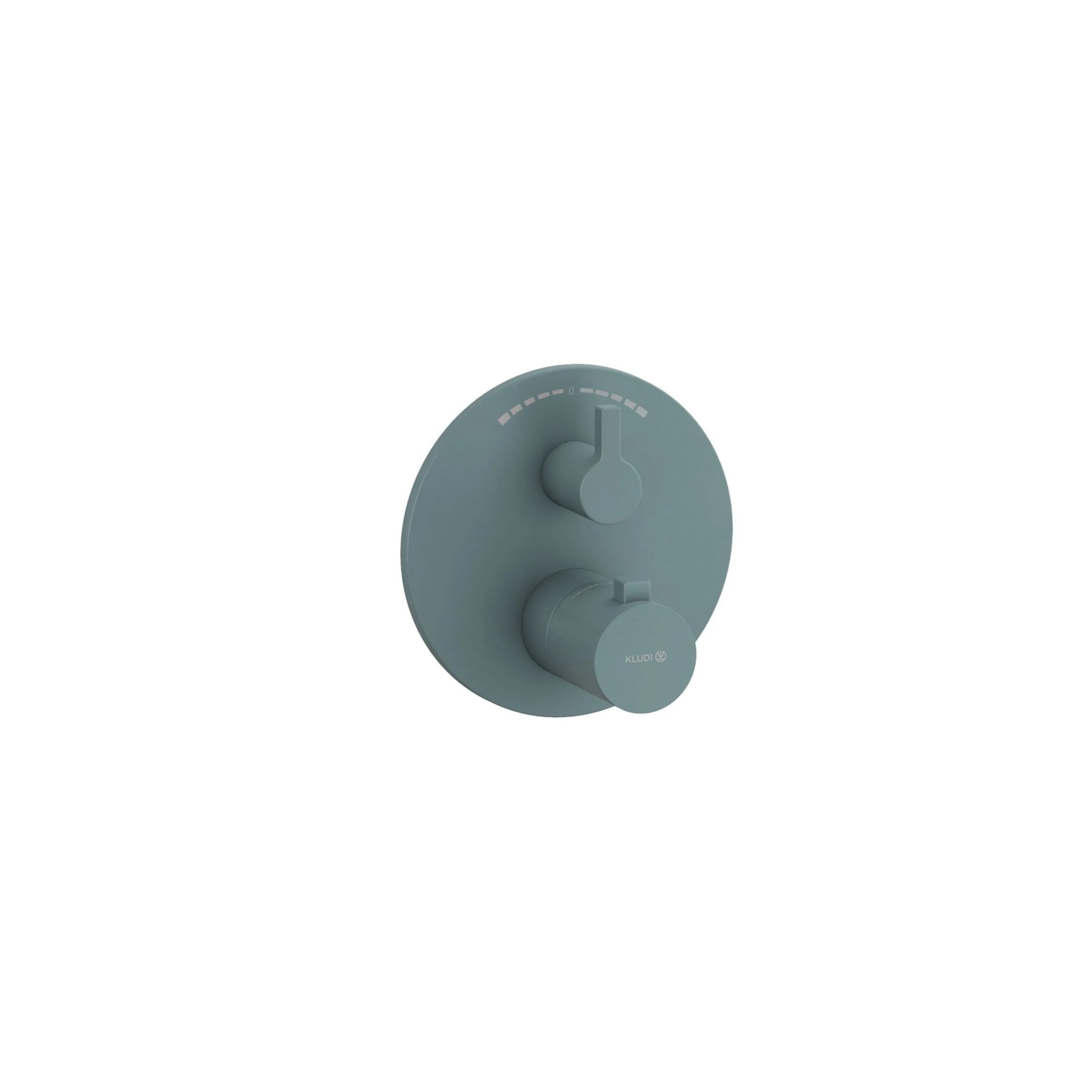 Bild von KLUDI KLUDI-NOVA FONTE Puristic concealed thermostatic Bath Mixer; Shower Mixer #20810O315 - Matt Teal Blue