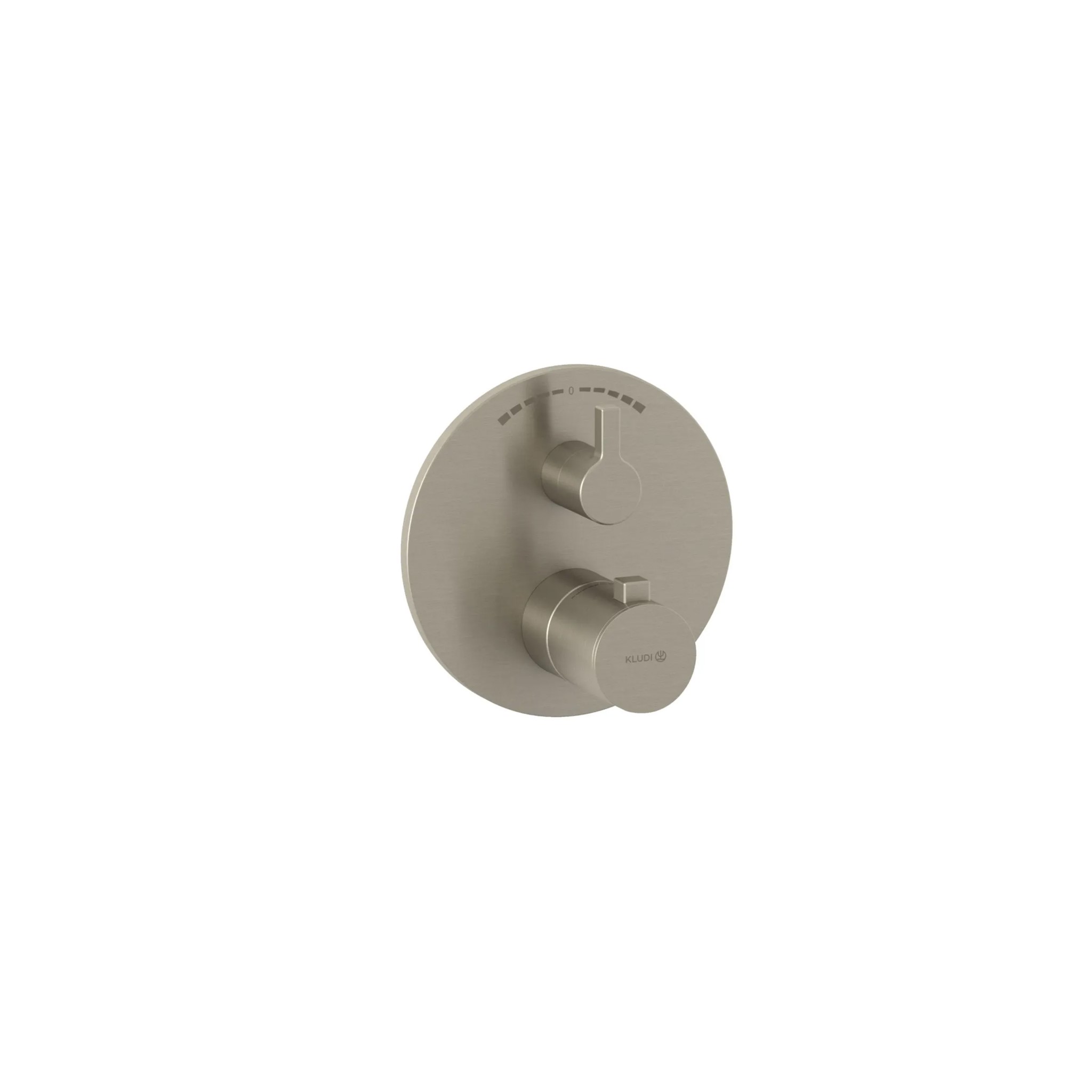 Bild von KLUDI KLUDI-NOVA FONTE Puristic concealed thermostatic Bath Mixer; Shower Mixer #20810N515 - Brushed Nickel